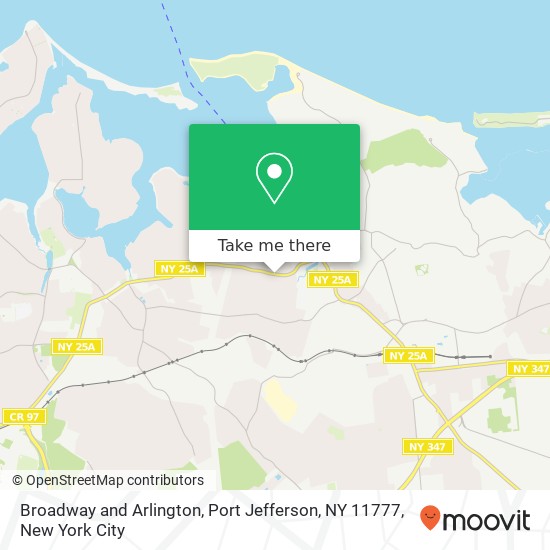 Broadway and Arlington, Port Jefferson, NY 11777 map