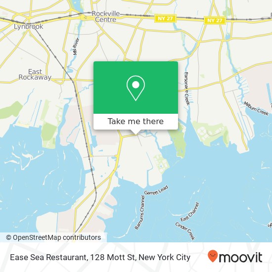 Mapa de Ease Sea Restaurant, 128 Mott St