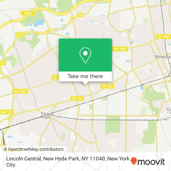Lincoln Central, New Hyde Park, NY 11040 map