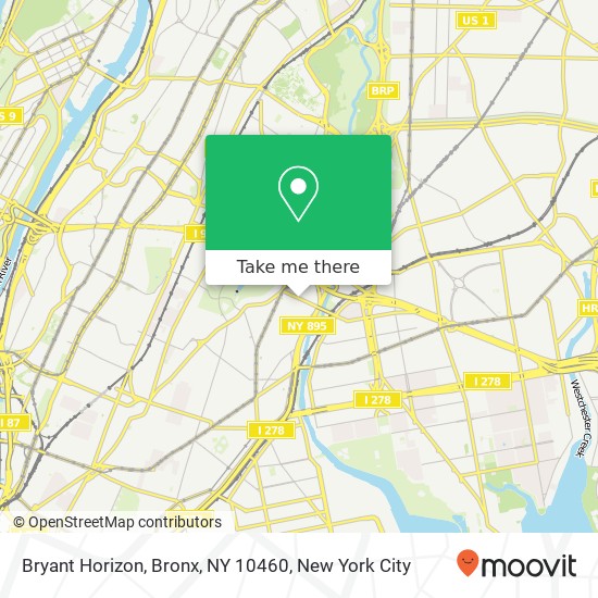 Bryant Horizon, Bronx, NY 10460 map