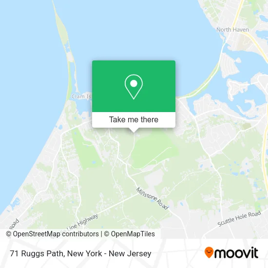 71 Ruggs Path, Sag Harbor, NY 11963 map