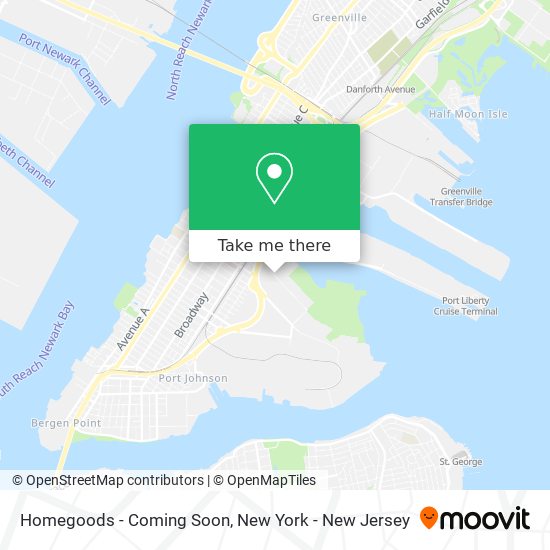 Homegoods - Coming Soon map