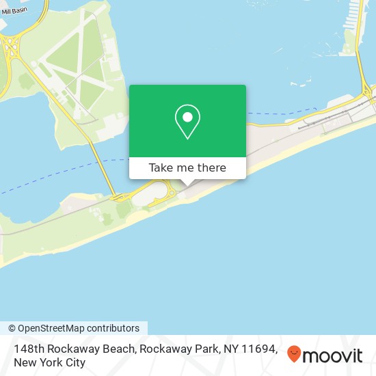 Mapa de 148th Rockaway Beach, Rockaway Park, NY 11694