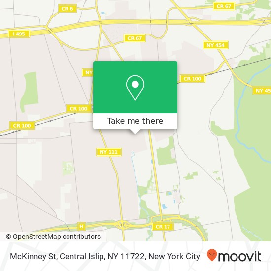 McKinney St, Central Islip, NY 11722 map