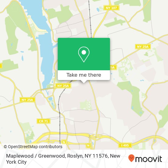 Maplewood / Greenwood, Roslyn, NY 11576 map