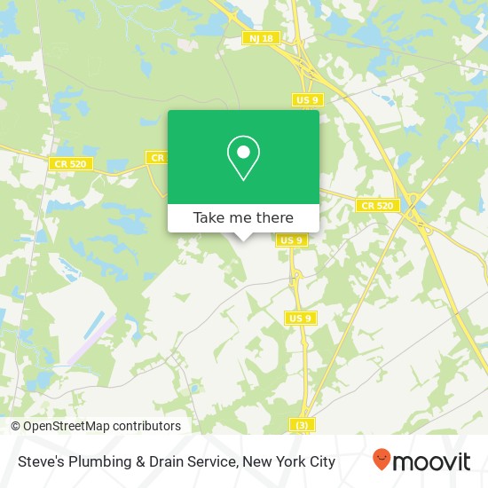 Mapa de Steve's Plumbing & Drain Service