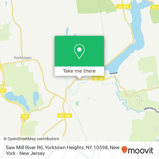 Saw Mill River Rd, Yorktown Heights, NY 10598 map