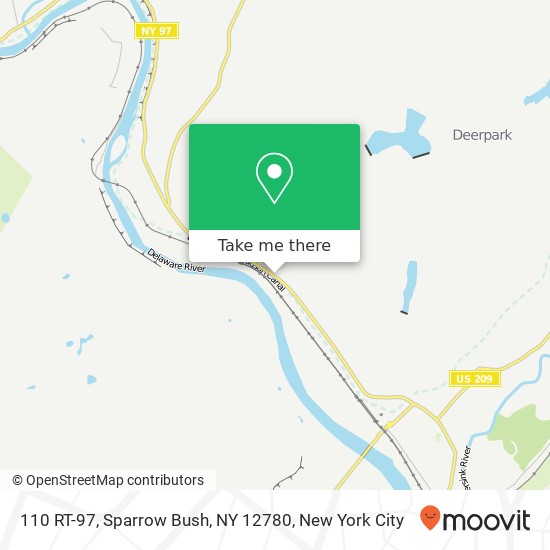 110 RT-97, Sparrow Bush, NY 12780 map