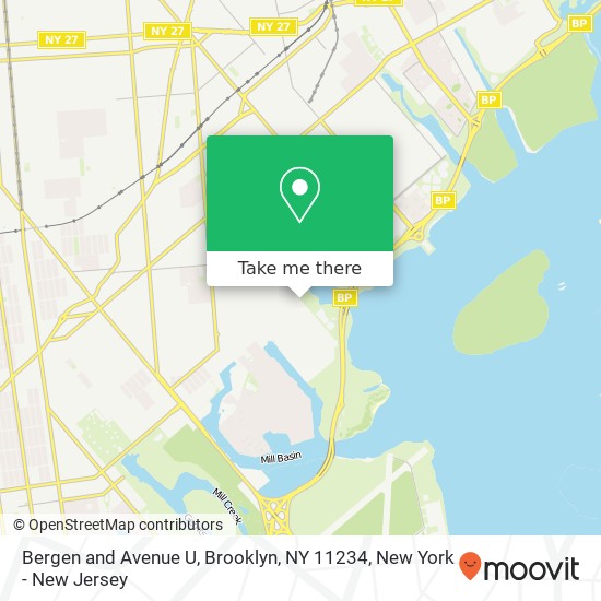Mapa de Bergen and Avenue U, Brooklyn, NY 11234