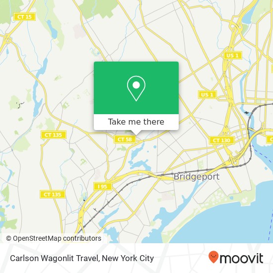 Mapa de Carlson Wagonlit Travel