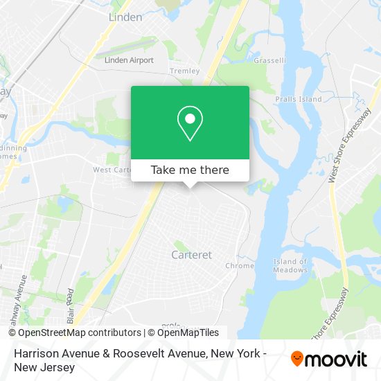 Harrison Avenue & Roosevelt Avenue map