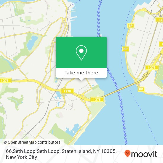 Mapa de 66,Seth Loop Seth Loop, Staten Island, NY 10305