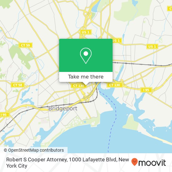 Mapa de Robert S Cooper Attorney, 1000 Lafayette Blvd