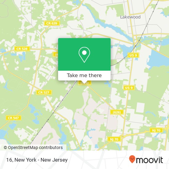 16, 644 Cross St #16, Lakewood, NJ 08701, USA map