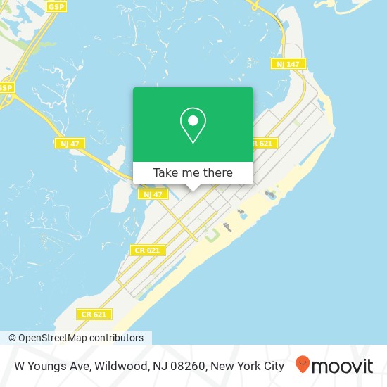 W Youngs Ave, Wildwood, NJ 08260 map