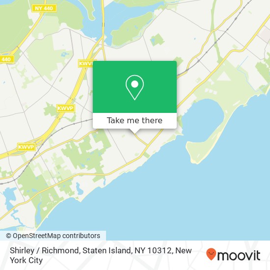Mapa de Shirley / Richmond, Staten Island, NY 10312