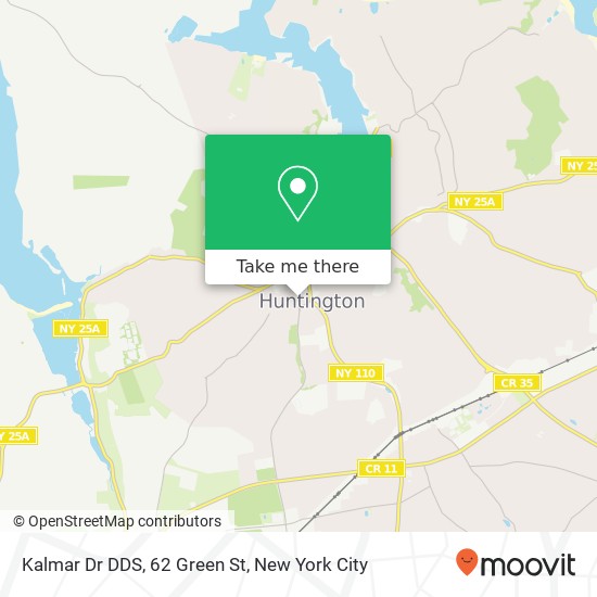 Mapa de Kalmar Dr DDS, 62 Green St