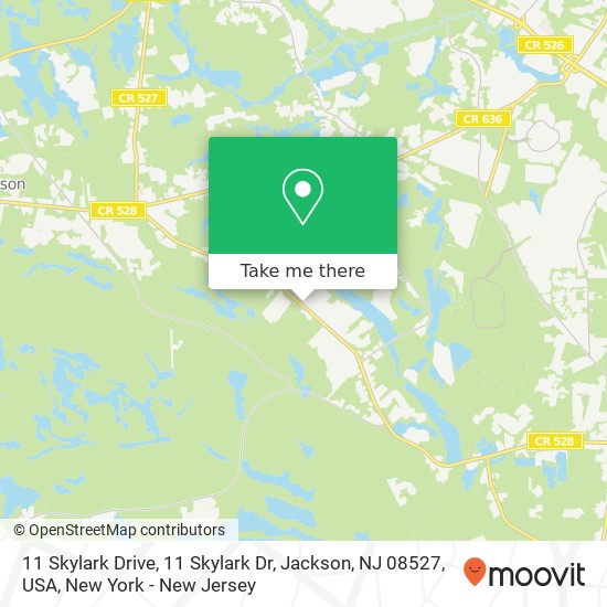 11 Skylark Drive, 11 Skylark Dr, Jackson, NJ 08527, USA map