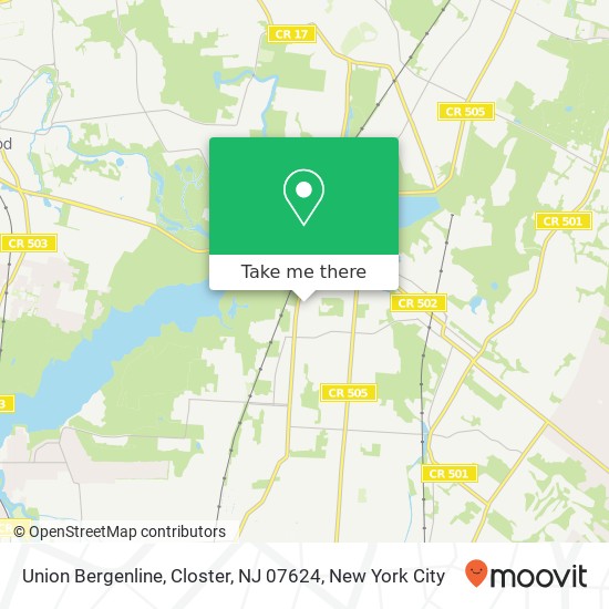 Union Bergenline, Closter, NJ 07624 map