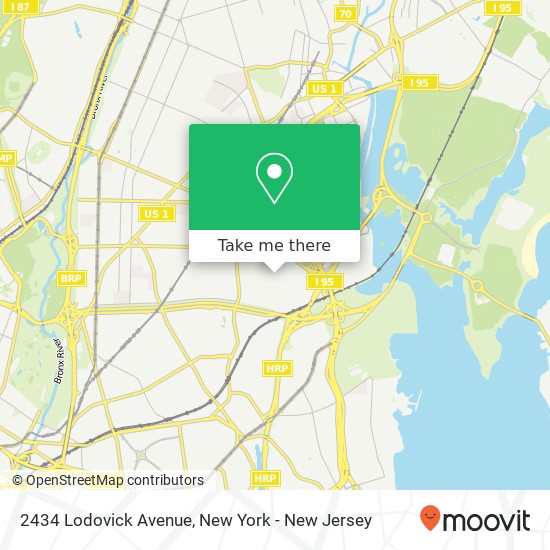 Mapa de 2434 Lodovick Avenue
