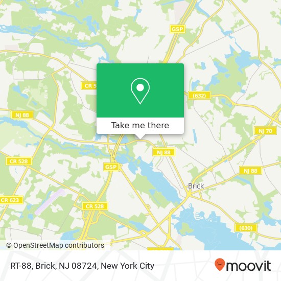 RT-88, Brick, NJ 08724 map