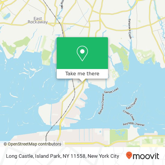 Long Castle, Island Park, NY 11558 map