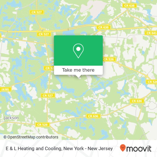 Mapa de E & L Heating and Cooling, 6 Candy Ct