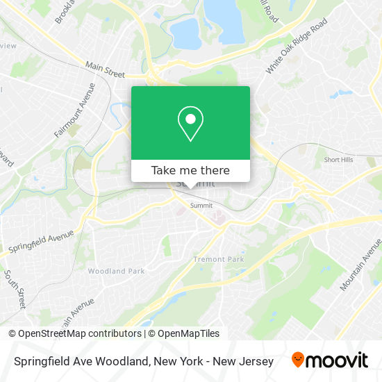 Mapa de Springfield Ave Woodland