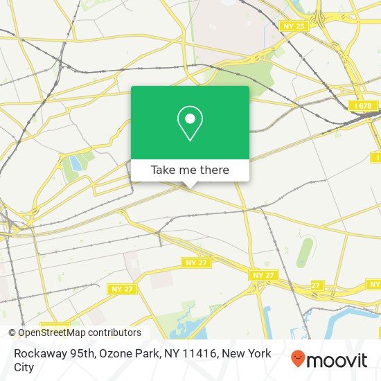 Rockaway 95th, Ozone Park, NY 11416 map