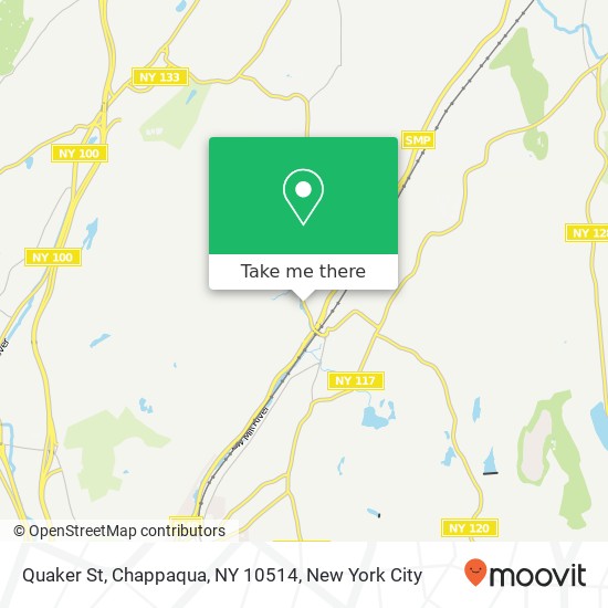 Mapa de Quaker St, Chappaqua, NY 10514