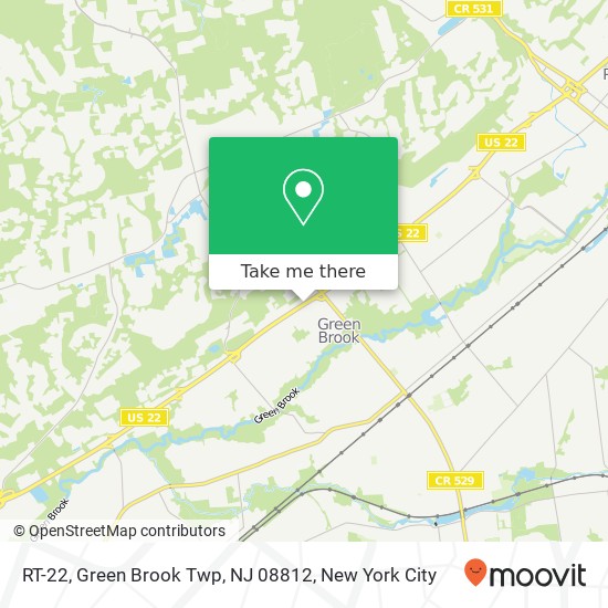 RT-22, Green Brook Twp, NJ 08812 map