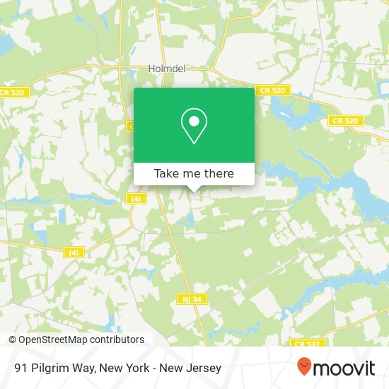 91 Pilgrim Way, Colts Neck, NJ 07722 map