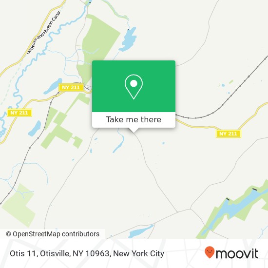 Mapa de Otis 11, Otisville, NY 10963