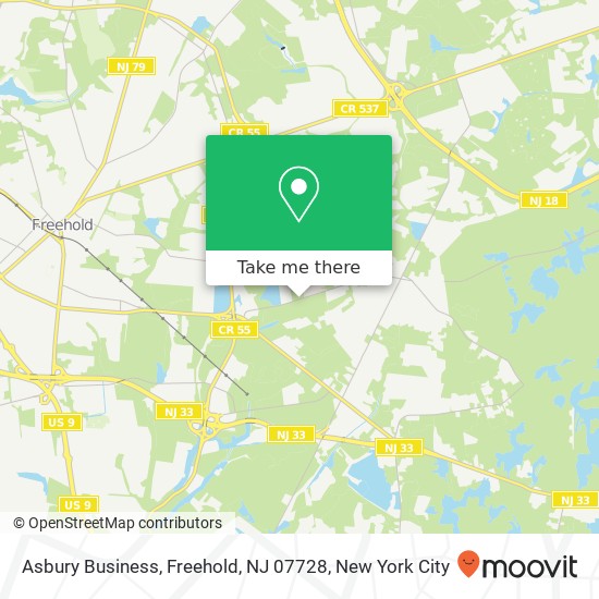 Asbury Business, Freehold, NJ 07728 map