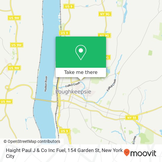 Haight Paul J & Co Inc Fuel, 154 Garden St map