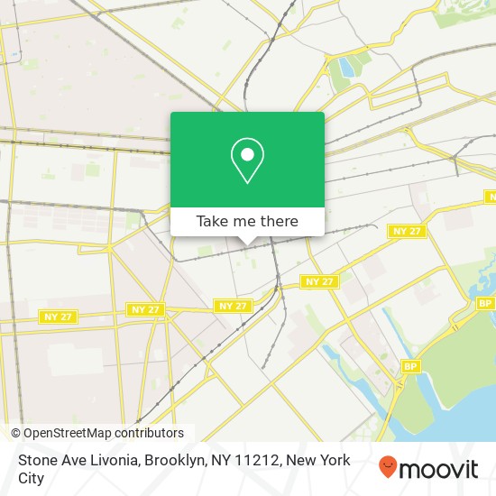 Stone Ave Livonia, Brooklyn, NY 11212 map