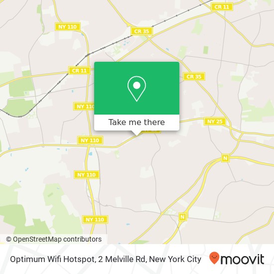 Mapa de Optimum Wifi Hotspot, 2 Melville Rd