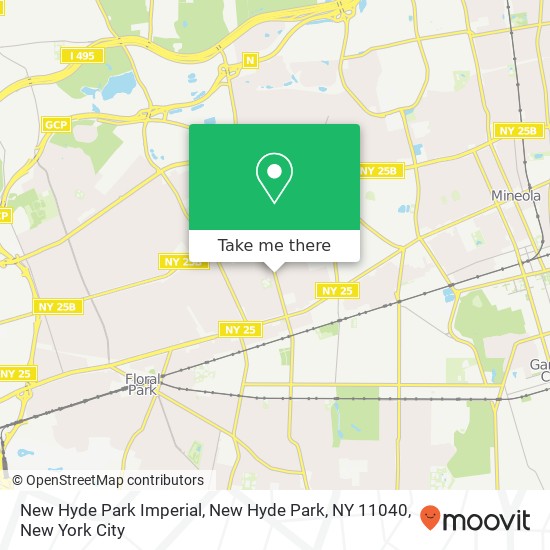 Mapa de New Hyde Park Imperial, New Hyde Park, NY 11040
