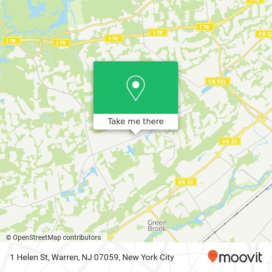 1 Helen St, Warren, NJ 07059 map