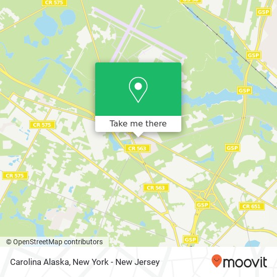 Carolina Alaska, Egg Harbor Twp, NJ 08234 map