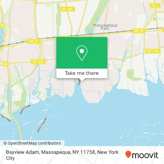 Bayview Adam, Massapequa, NY 11758 map