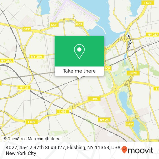 Mapa de 4027, 45-12 97th St #4027, Flushing, NY 11368, USA