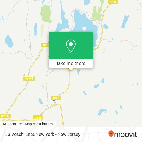 Mapa de 53 Veschi Ln S, Mahopac, NY 10541