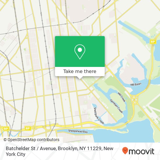 Batchelder St / Avenue, Brooklyn, NY 11229 map