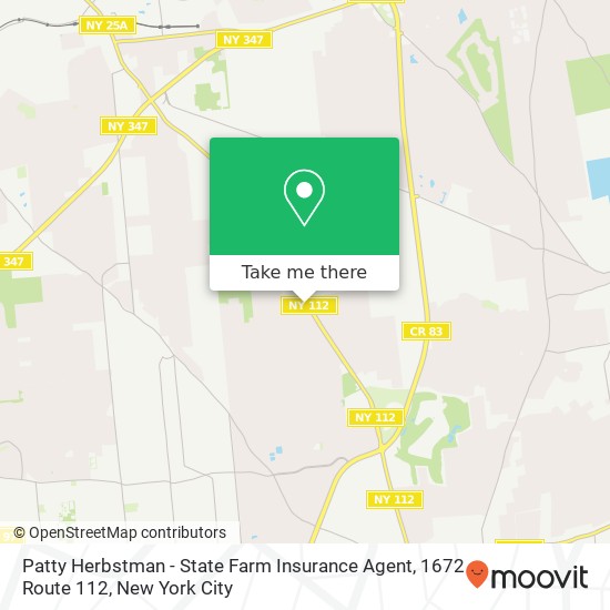 Patty Herbstman - State Farm Insurance Agent, 1672 Route 112 map