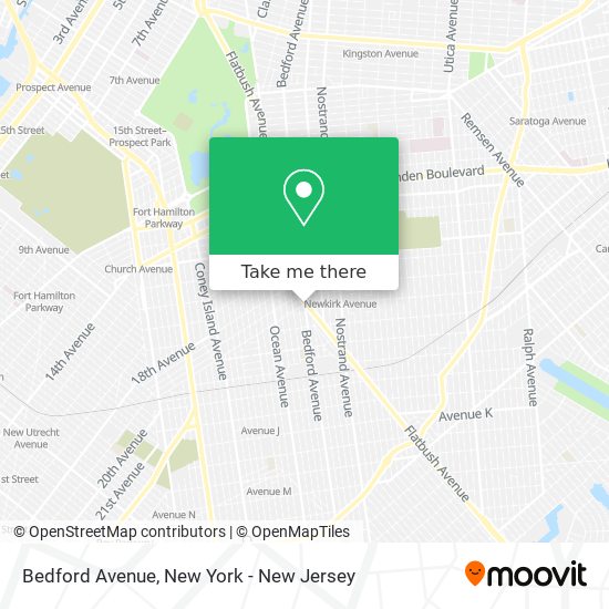Mapa de Bedford Avenue