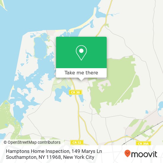 Hamptons Home Inspection, 149 Marys Ln Southampton, NY 11968 map