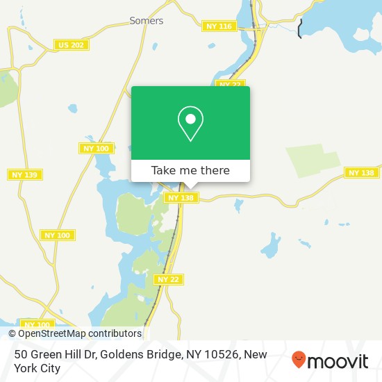 50 Green Hill Dr, Goldens Bridge, NY 10526 map