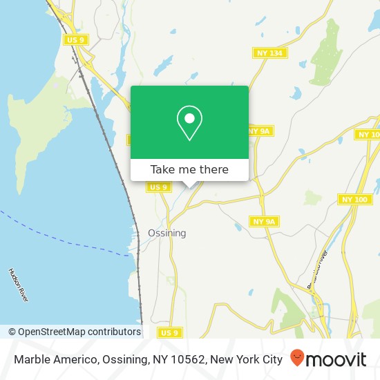 Mapa de Marble Americo, Ossining, NY 10562