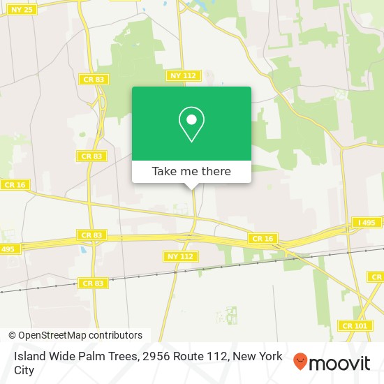 Mapa de Island Wide Palm Trees, 2956 Route 112